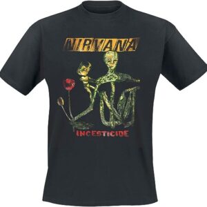 Nirvana T Shirt Band Logo Official Mens