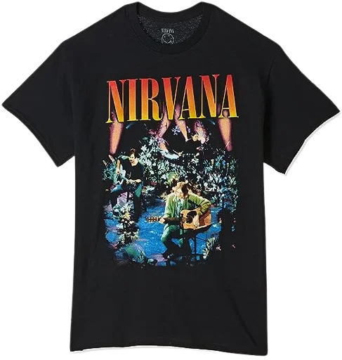 Nirvana Men And Woman Black New T-Shirt