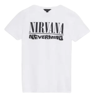Nirvana White Official T Shirt
