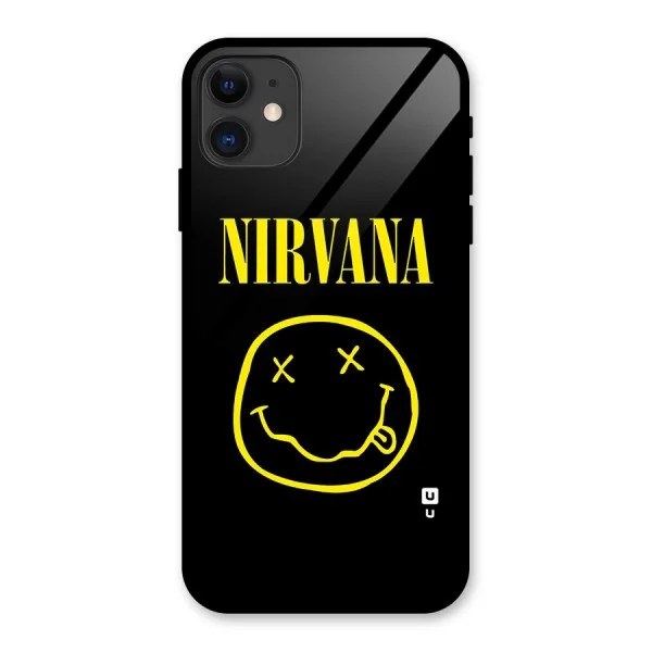 Nirvana Smiley Glass Back Case for iPhone
